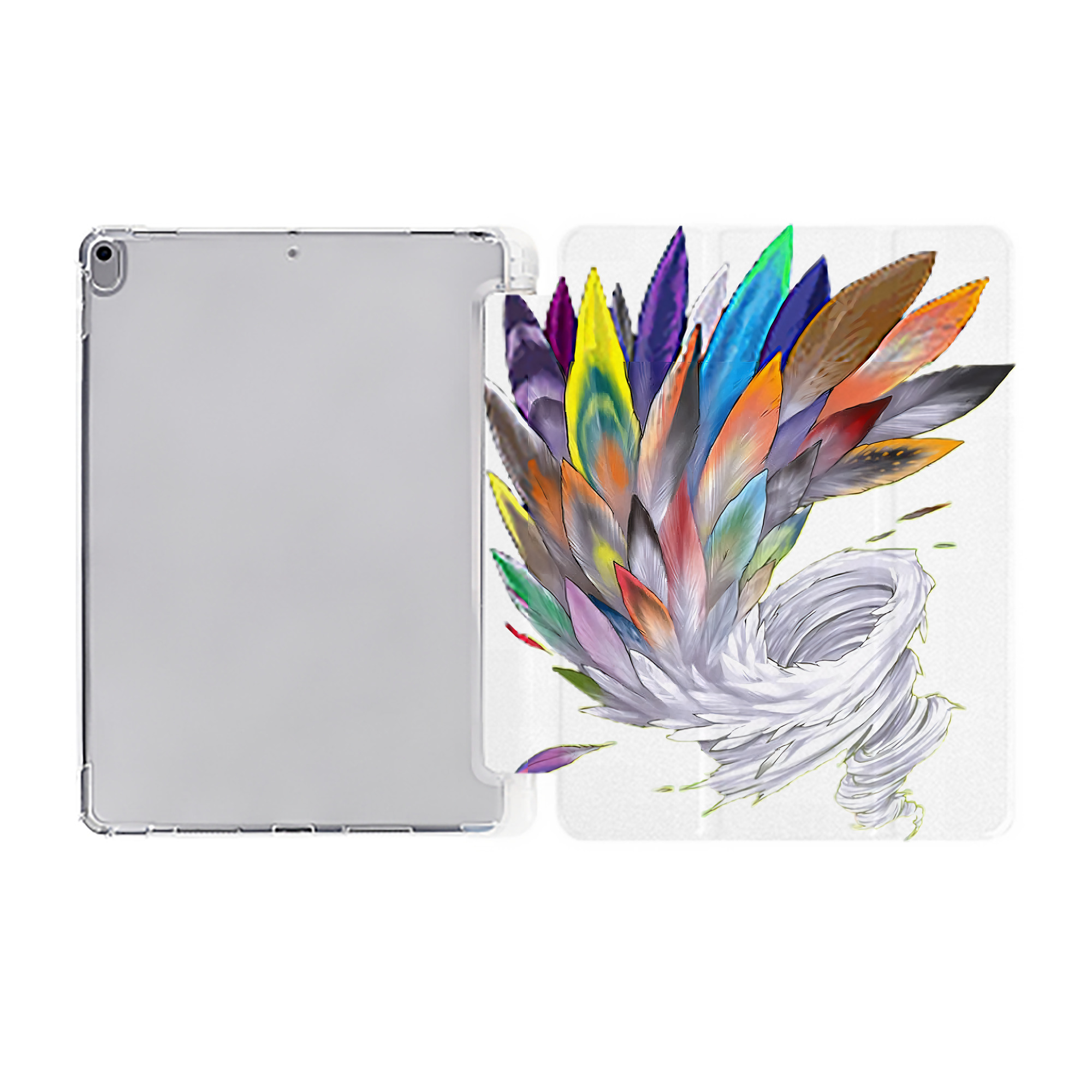 （画像用） 遊☆戯☆王 Yu-Gi-Oh! IPad ケース ペン収納付き 三つ折りスタンド PUレザー×シリコン 対応機種9.5/10.5/10.9インチ